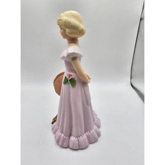 Growing Up Birthday Girl Figurine Age 13 Blonde Hair Pink Dress Collectible - Picture 4 of 6